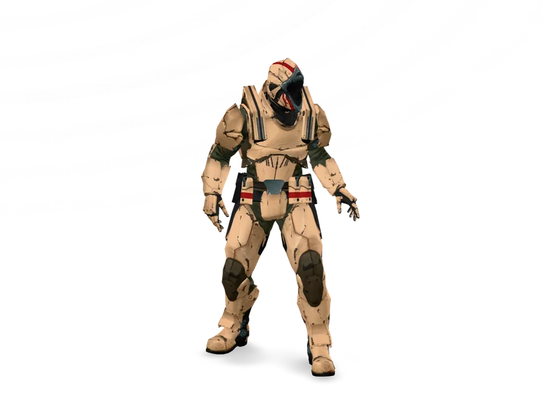 Sample rigged 3D avatar, an example of the characters you can create on THIRTYTHREE